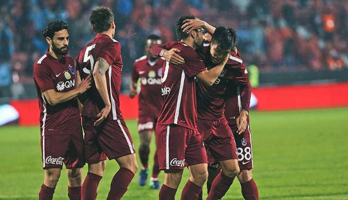 Trabzonspor'un golcüleri kupada gol atıyor