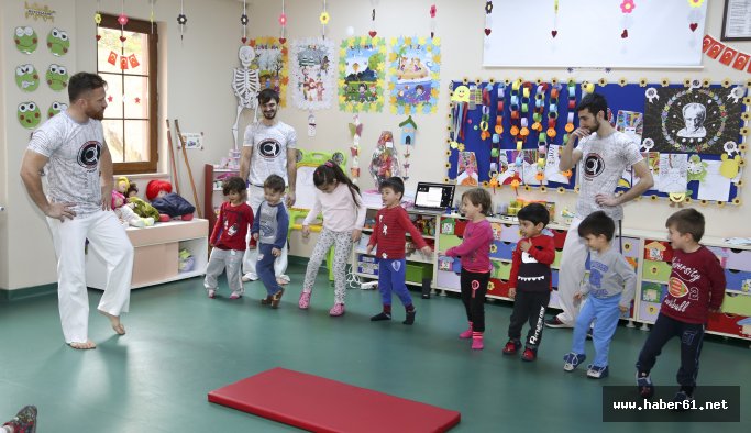 Trabzonlu minikler Capoeira ile tanıştı