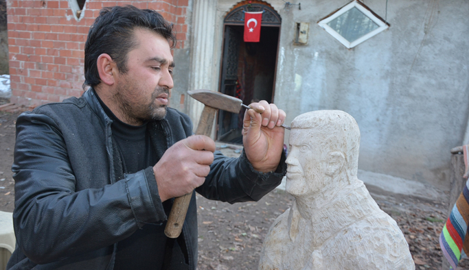 Ordulu inşaat ustasının ilginç yeteneği
