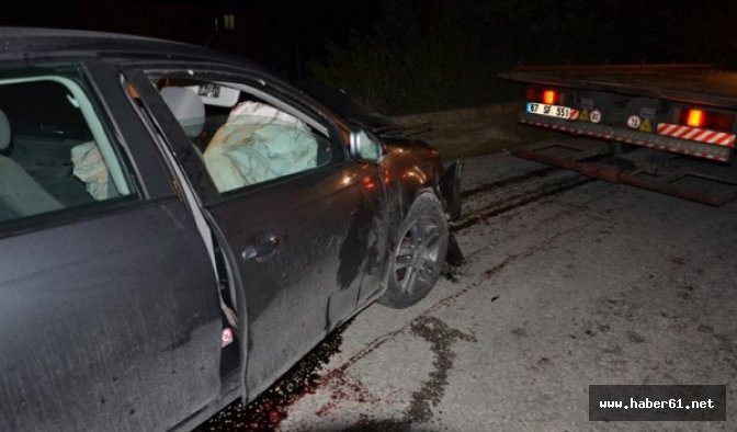  Gizli buzlanma kazaya neden oldu: 2 yaralı