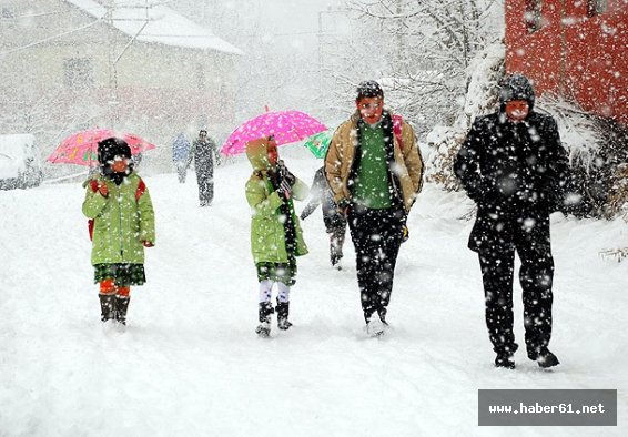 Giresun'da okullara tatil