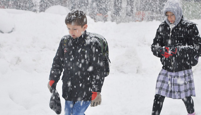 Doğu Karadeniz'de kar tatilleri