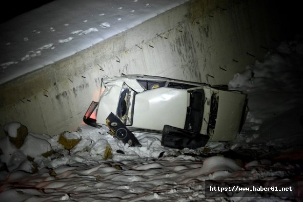 Gümüşhane'de uçuruma yuvarlandı herkes onu aradı