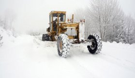 Rize'de köy yolları kapandı