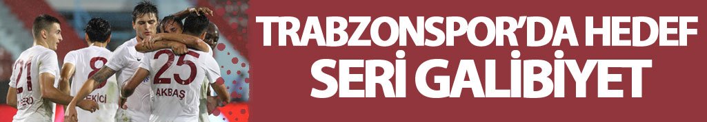 Trabzonspor sahaya kazanmak için çıkacak