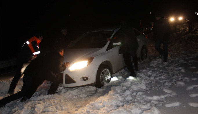 7 saat mahsur kaldılar