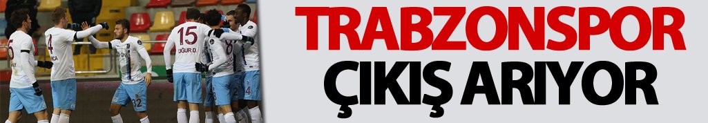 Trabzonspor, Adanaspor karşısında çıkış arıyor