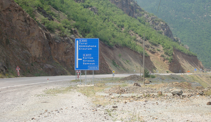 Karayolları Uyardı: Trabzon - Gümüşhane yolunun...