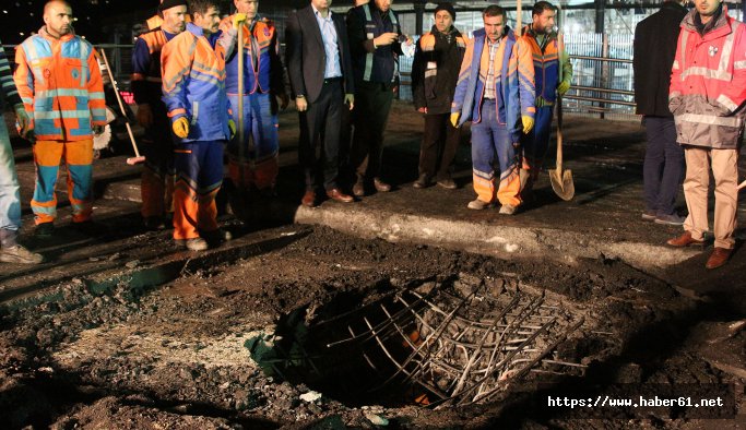 Patlama noktasında korkunç görüntü!