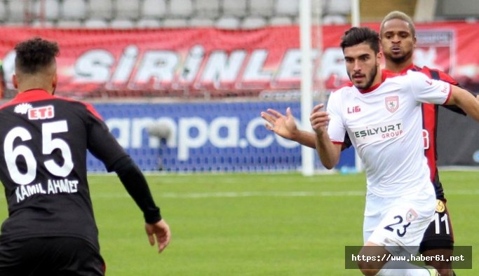 Samsunspor evinde kaybettti