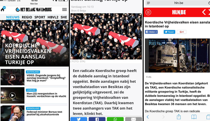 Belçika yine terörün yanında durdu