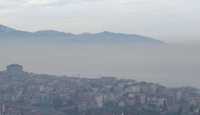 Trabzon'da hava kirliliği