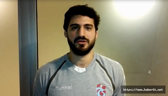 Trabzonsporlu oyuncudan anlamlı mesaj