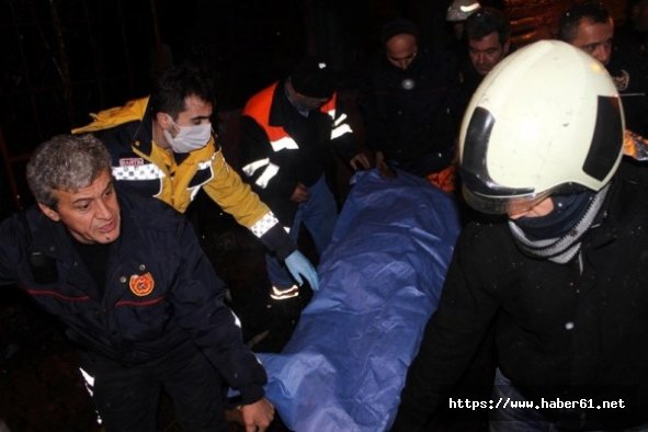 Yaşlı kadın alevlerden kaçamadı