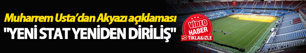 Muharrem Usta: "Yeni stat yeniden diriliş"