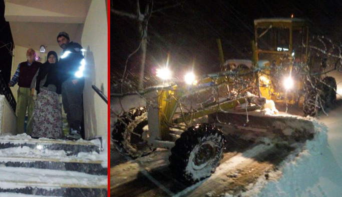 Trabzon'da ekipler Hamiye teyze için seferber oldu!