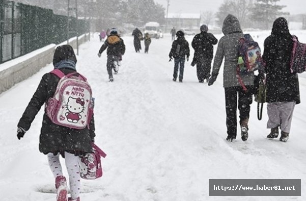 Bartın'da eğitime kar engeli