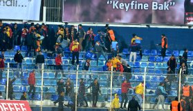 Maçta olay çıktı