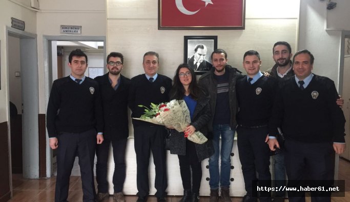 Trabzon'da CHP'li gençlerden emniyete destek ziyareti