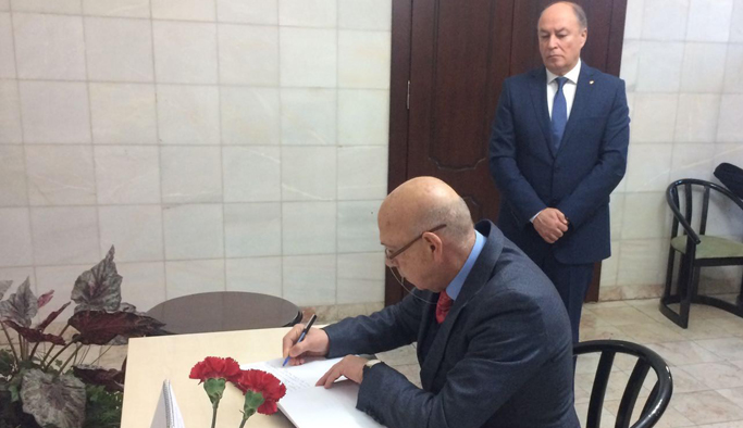 TÜRSAB DYK'dan Rus Başkonsolosa Taziye ziyareti