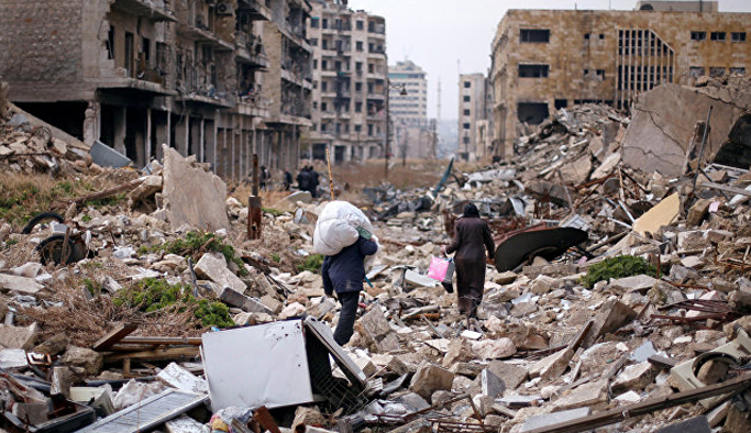 Halep'te sivillerin tahliyesi tamamlandı