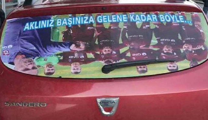 Trabzon'da taraftardan ilginç tepki!