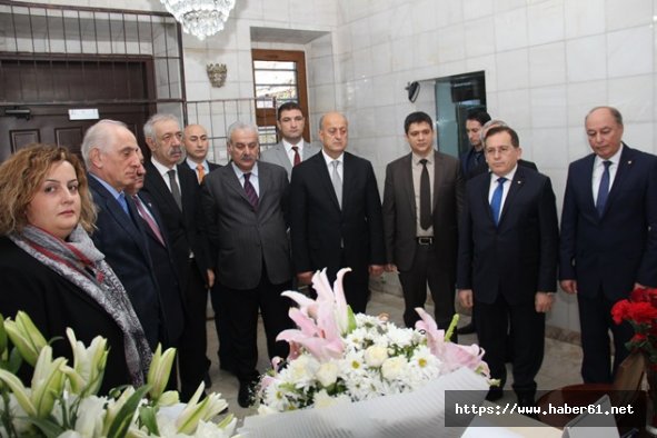 Trabzon'da Başkanlardan taziye ziyaretleri
