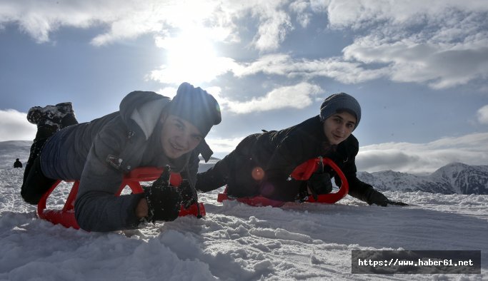 Zigana'da kayak sezonu açıldı