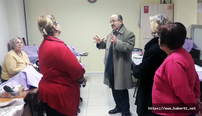 Gümrükçüoğlu'ndan kursiyerlere ziyaret