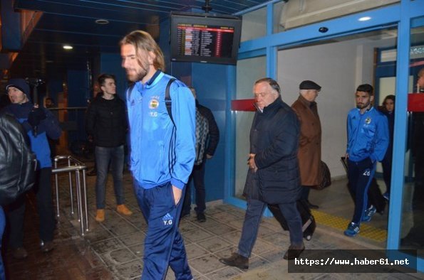 Fenerbahçe kafilesi Trabzon'da