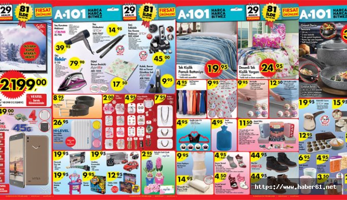 A101 aktüel ürünler listesi belli oldu - A101'de yarın neler var