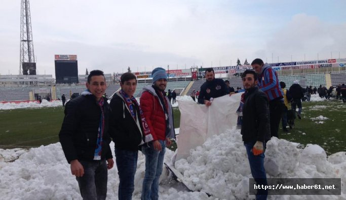 Trabzonspor taraftarından örnek davranış