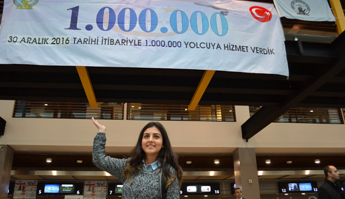 OR-Gİ'de 1 Milyonuncu yolcu heyecanı