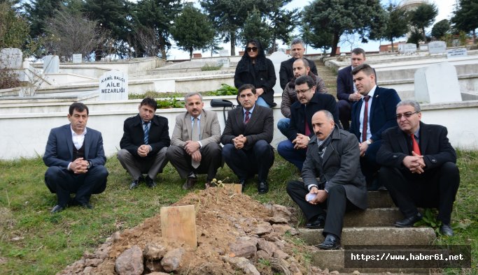 Dündar Ayyıldız ilk gününde bir önceki başkanın mezarında