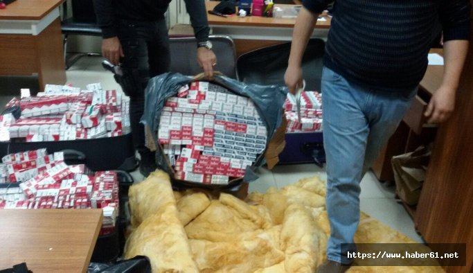 Trabzon'da yeni yılda uyuşturucu ve kaçak sigara operasyonu