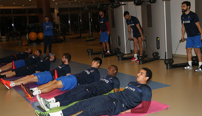 Trabzonspor'da çalışmaya devam