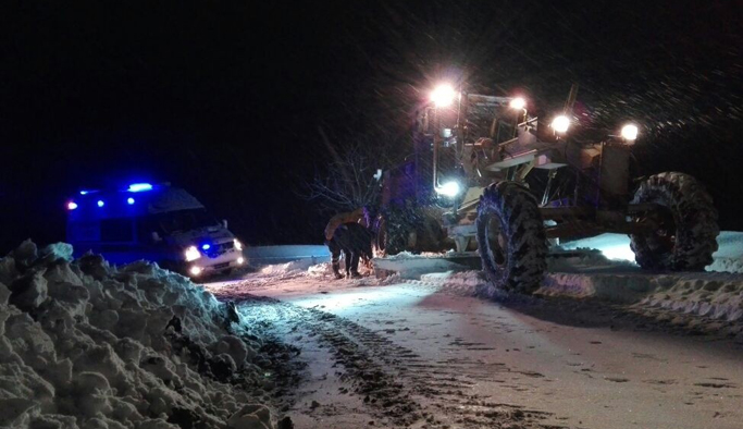 Ekipler hastaya ulaşmak için seferber oldu