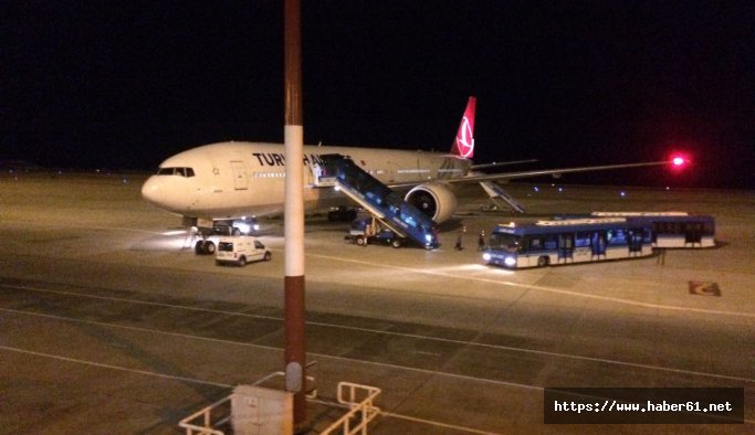 Atlanta ve New York uçağı Trabzon'a indi!