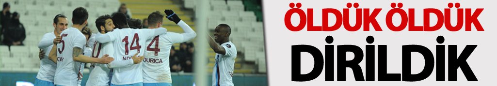 Trabzonspor Bursa'da kazandı!