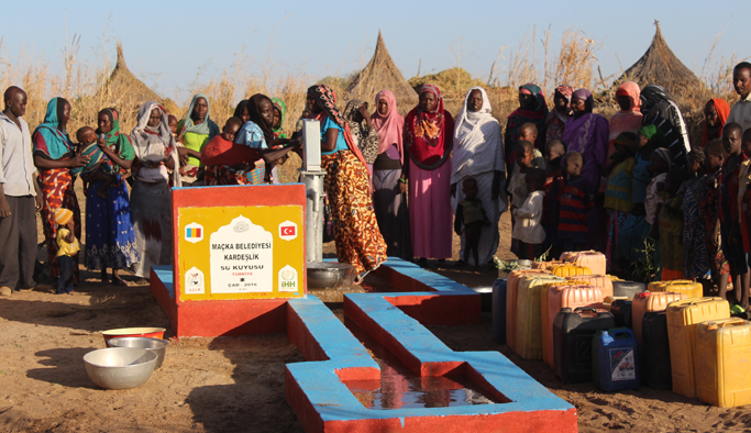 Maçka'dan Çad'a kardeşlik için su kuyusu