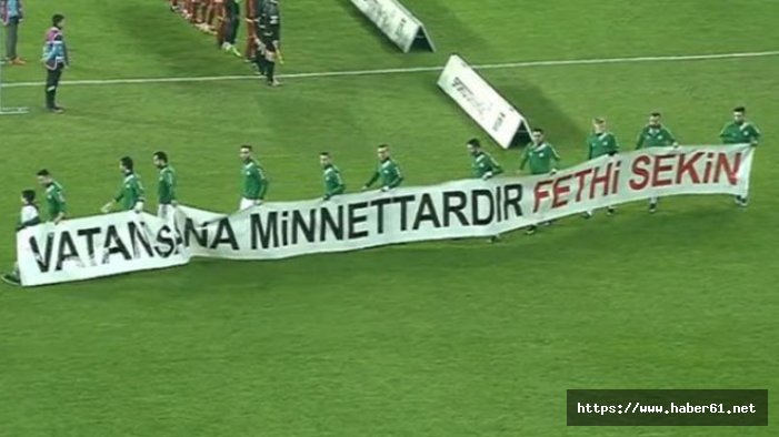 Şehit polis Fethi Sekin'in oğlu Konyaspor - Galatasaray maçında