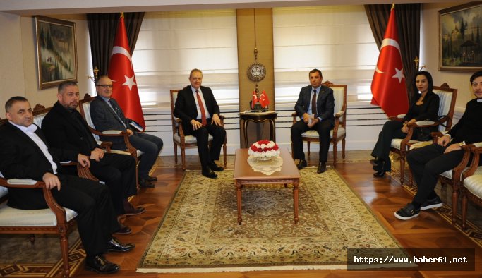 Trabzon'da sanayici işadamlarından Vali Yavuz'a ziyaret