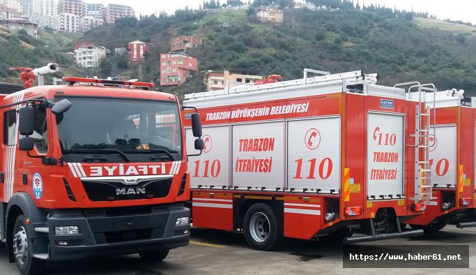 Trabzon'a Arsin, Sürmene ve Düzköy yangınlarından sonra yeni itfaiye araçları alındı