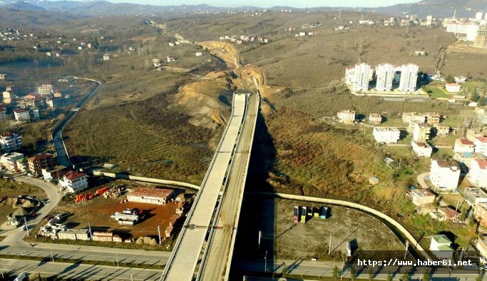 Ordu Çevre Yolu'nda çalışmalara devam