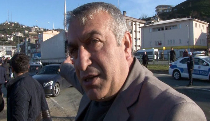 Rize'de kazadan saniyelerle kurtuldu