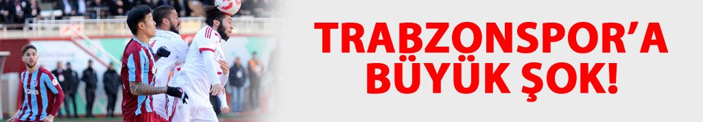 Trabzonspor'a Gümüşhane'de şok!