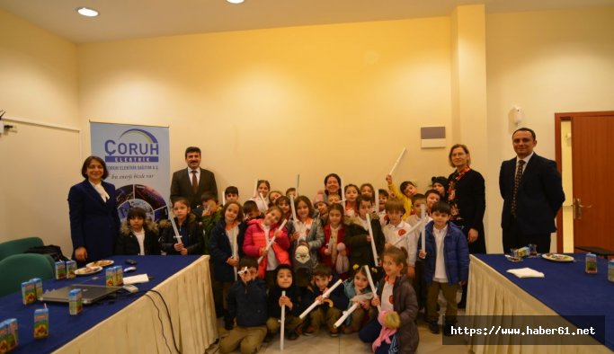 Trabzon'da miniklere enerji verimliliği anlatıldı