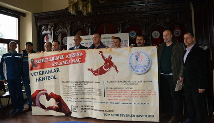 Trabzon'da 15 Temmuz Şehitleri anısına hentbol maçı yapılacak