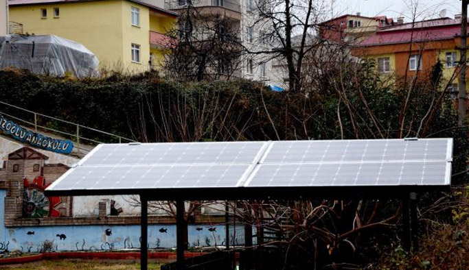 Bu okul elektriğini kendi üretiyor