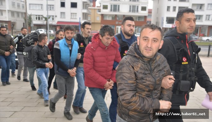 Ordu'da uyuşturucu operasyonu! Adliyedeki 5 kişi tutuklandı